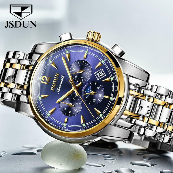 JSDUN 8750 Men Watch Top Luxury Brand Men Automatic Mechanical | 1mrk.com