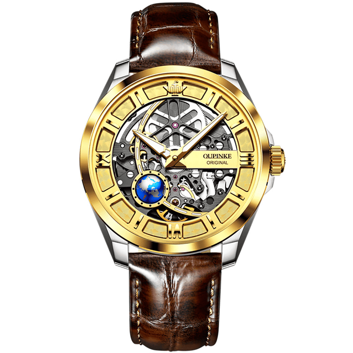 OUPINKE 3268 watches Classic Casual digital luxury Waterproof gold | 1mrk.com