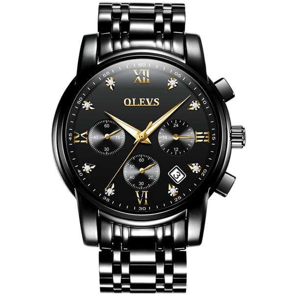 OLEVS 2858 Wristwatch Men Diamond Watch Analog Quartz | 1mrk.com