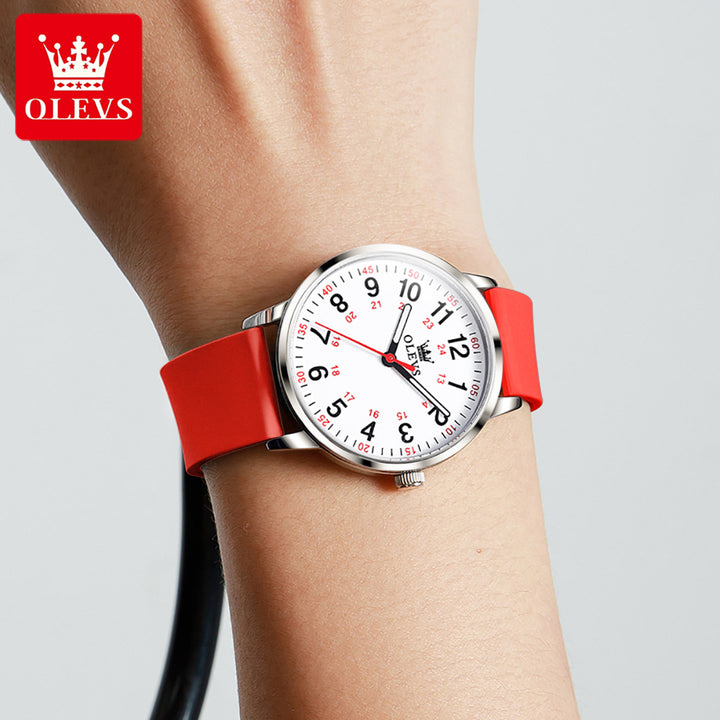 WATCHES OLEVS 9953 Silicone Straps Quartz Luxury watch | 1mrk.com