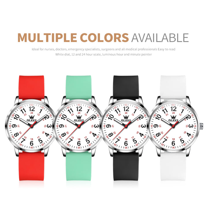WATCHES OLEVS 9953 Silicone Straps Quartz Luxury watch | 1mrk.com