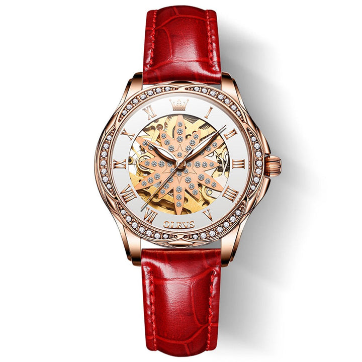 OLEVS 6681 Luxury for Women Watch Fashion Diamond Automatic Mechanical | 1mrk.com
