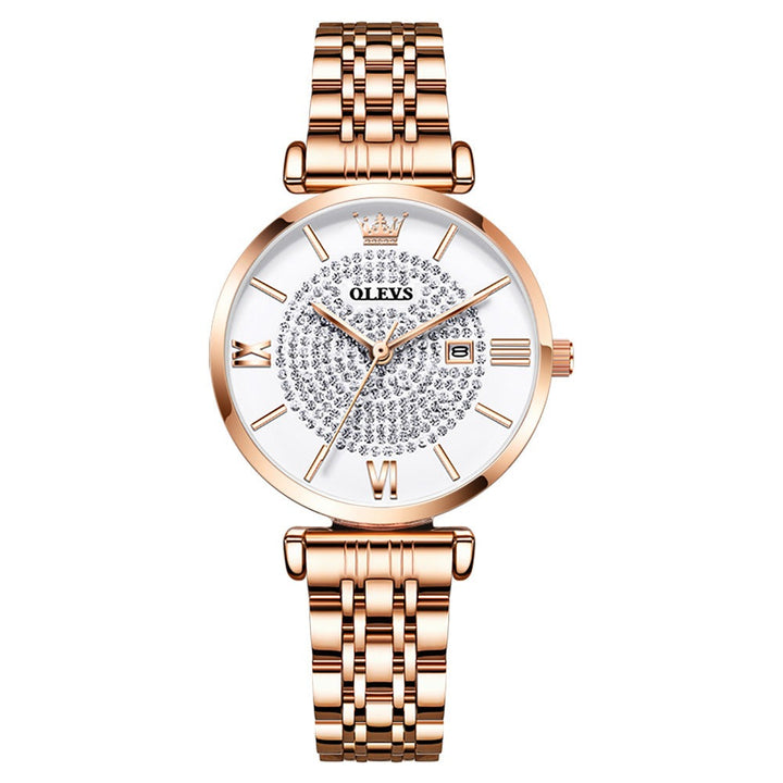 OLEVS 6892 WristWatc Brand Lady Young Girls Stainless Steel Mesh | 1mrk.com