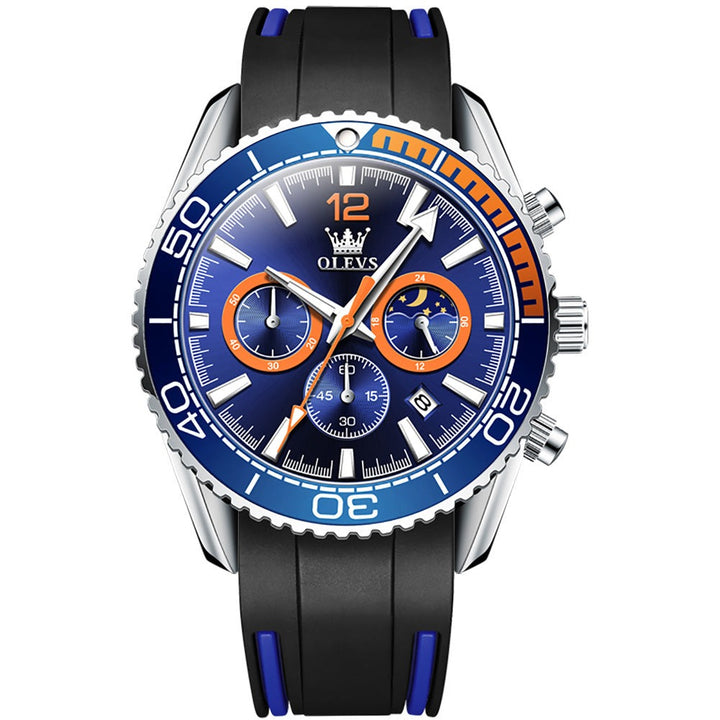 OLEVS 9916 Men Sport WristWatch Leather Analog Watch Man | 1mrk.com