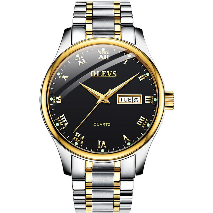 OLEVS 5568 wrist luxury brand couple stainless steel men ladies | 1mrk.com