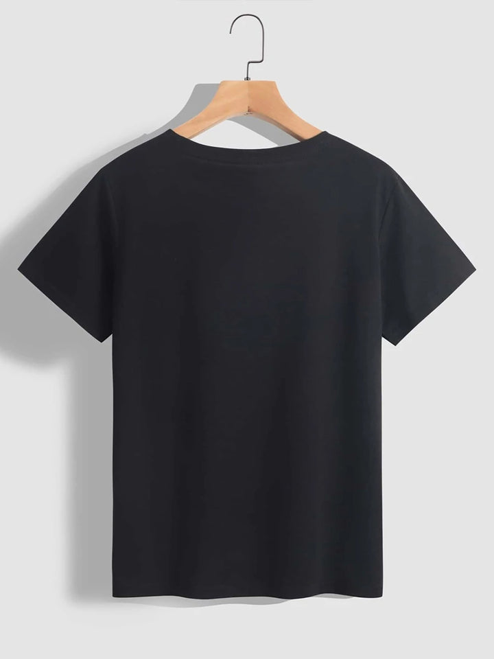 Mardi Gras Graphic Round Neck Short Sleeve T-Shirt | Trendsi