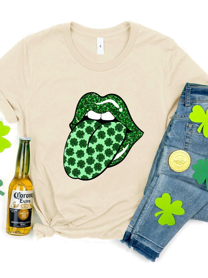 Saint Patrick's Day Round Neck T-Shirt | Trendsi