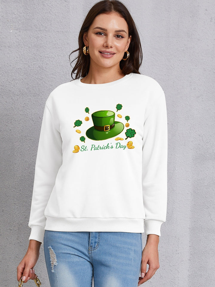 ST. PATRICK'S DAY Round Neck Sweatshirt | Trendsi