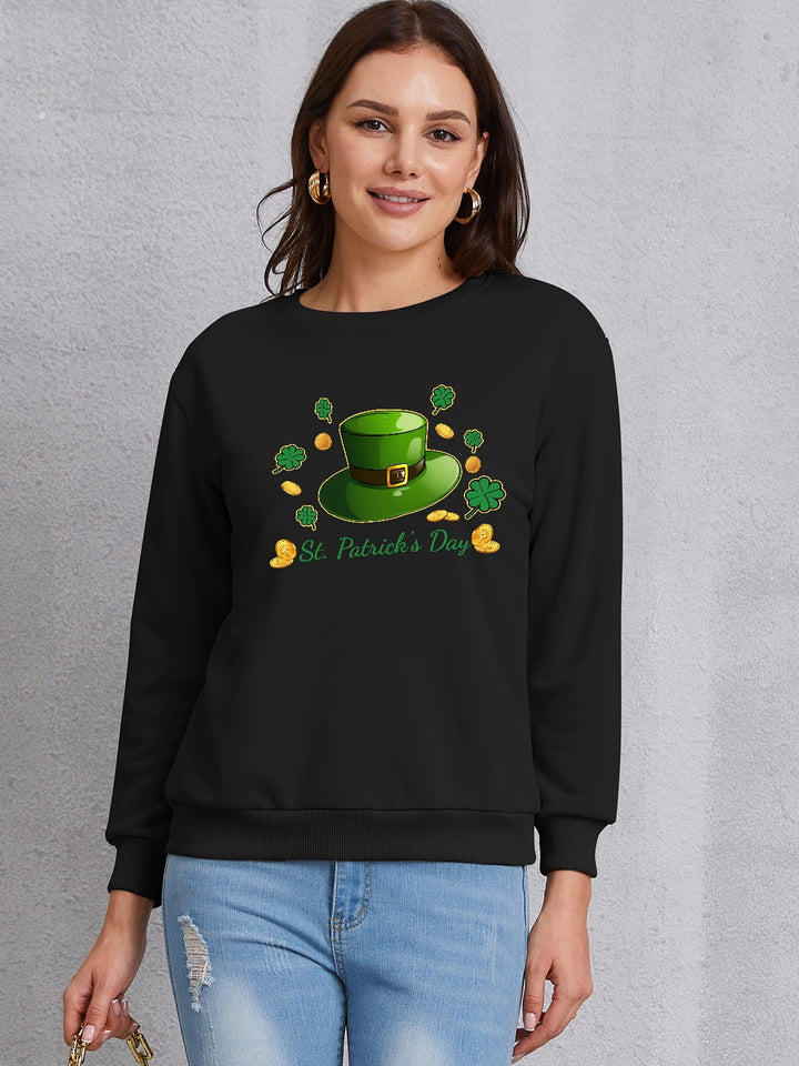 ST. PATRICK'S DAY Round Neck Sweatshirt | Trendsi