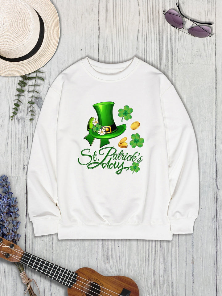 ST. PATRICK'S DAY Round Neck Sweatshirt | Trendsi