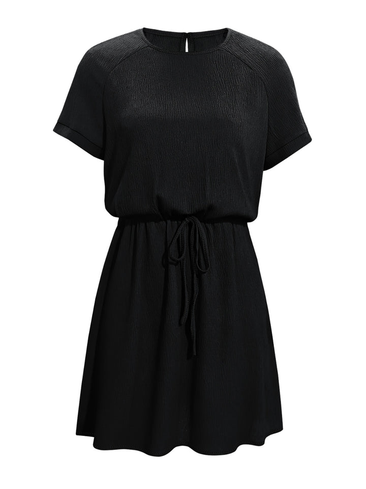 Round Neck Short Sleeve Dress | Trendsi