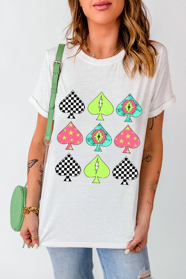 Graphic Round Neck Short Sleeve T-Shirt | Trendsi