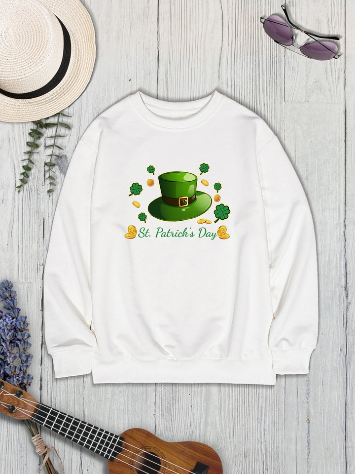 ST. PATRICK'S DAY Round Neck Sweatshirt | Trendsi