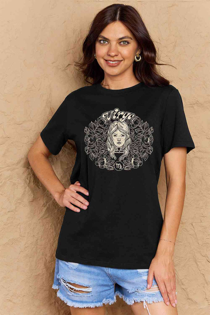 Simply Love Full Size VIRGO Graphic T-Shirt | 1mrk.com