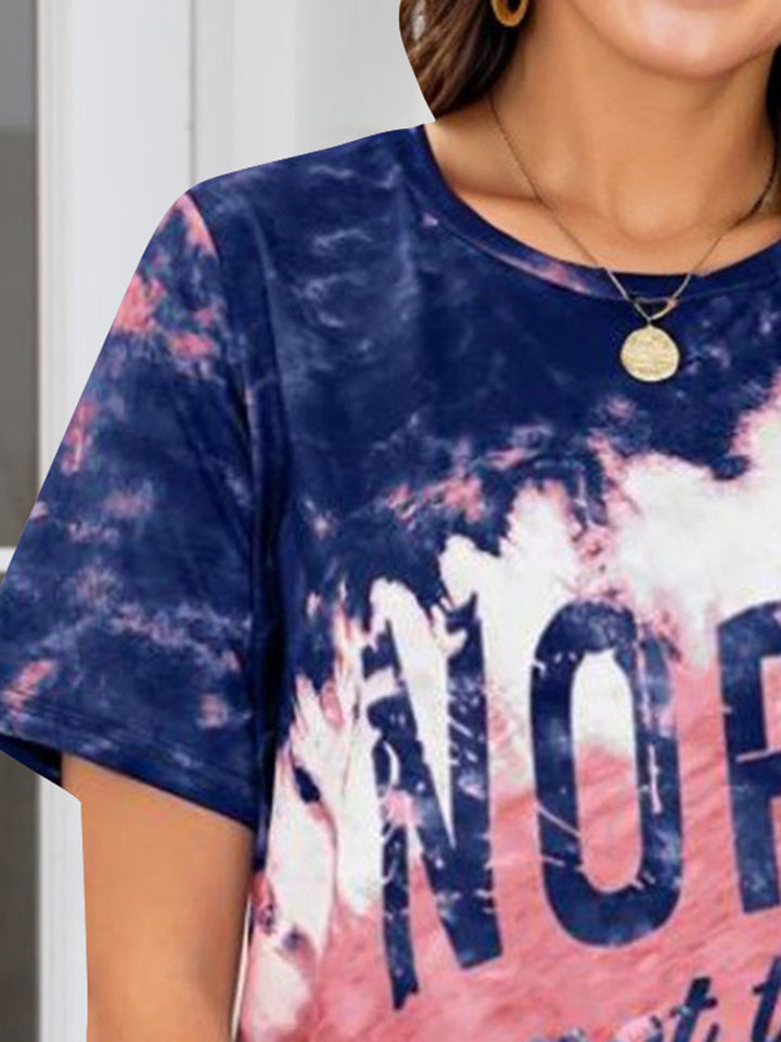 NOPE NOT TODAY Round Neck Short Sleeve T-Shirt | Trendsi