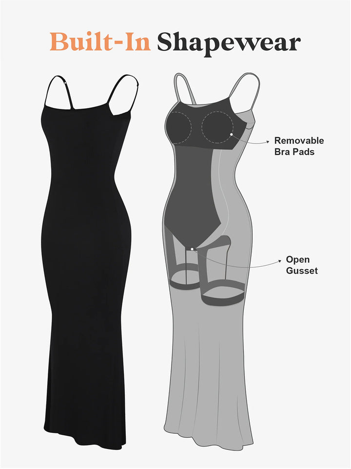 Basic Bae Built-In Shapewear Sleeveless Maxi Dress | Trendsi