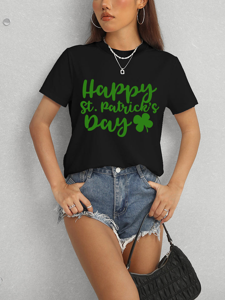 HAPPY ST. PATRICK'S DAY Short Sleeve T-Shirt | Trendsi