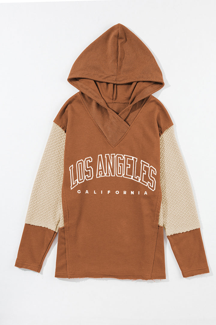 Letter Graphic Long Sleeve Hoodie | Trendsi