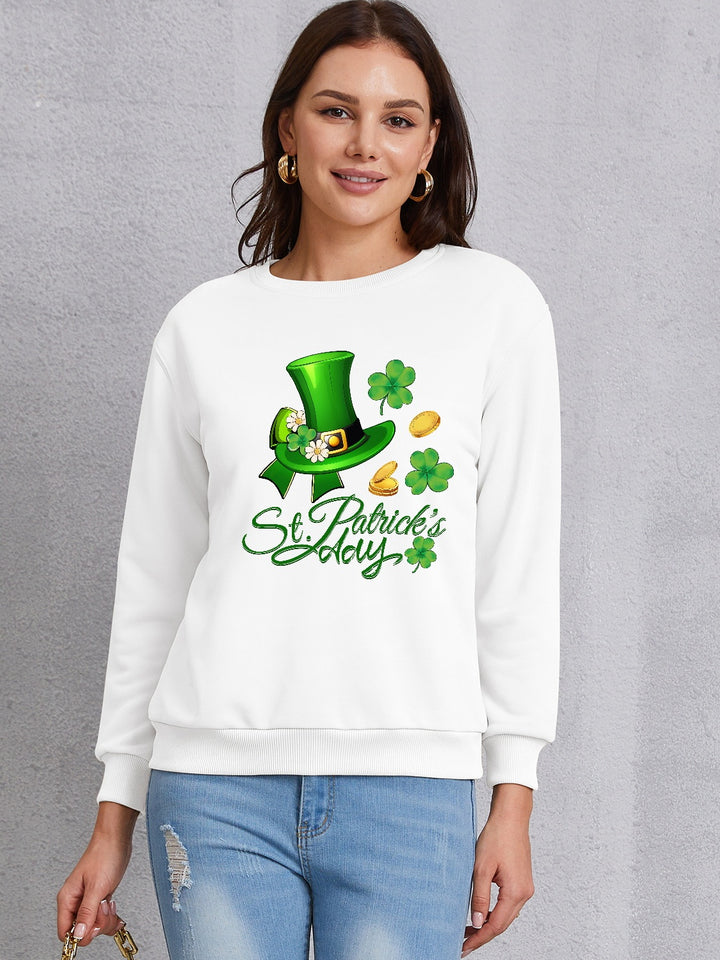 ST. PATRICK'S DAY Round Neck Sweatshirt | Trendsi