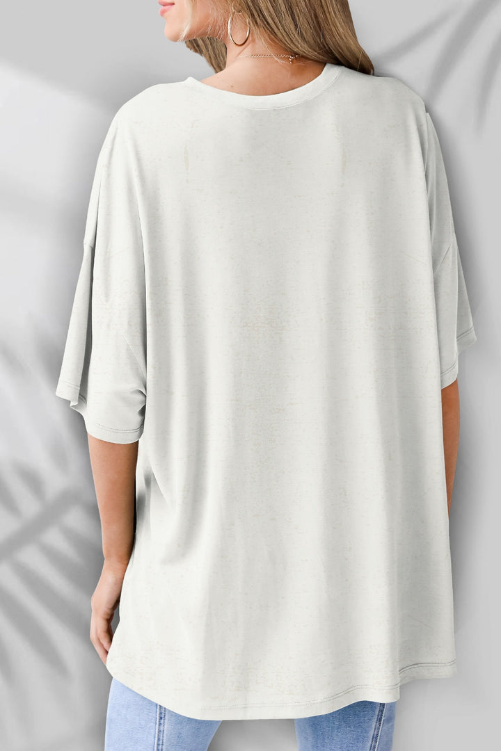 Round Neck Half Sleeve T-Shirt | Trendsi