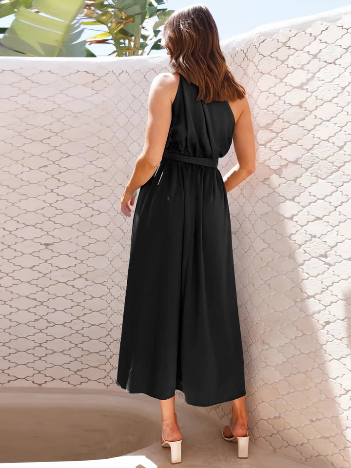 Single Shoulder Midi Dress | Trendsi