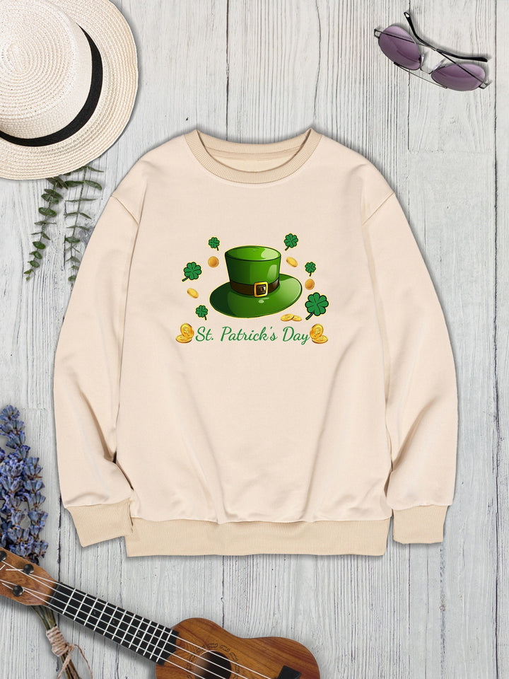 ST. PATRICK'S DAY Round Neck Sweatshirt | Trendsi