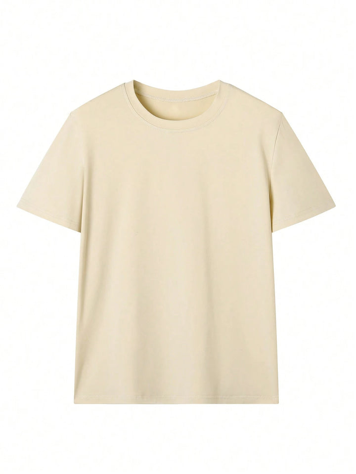 Graphic Round Neck Half Sleeve T-Shirt | Trendsi