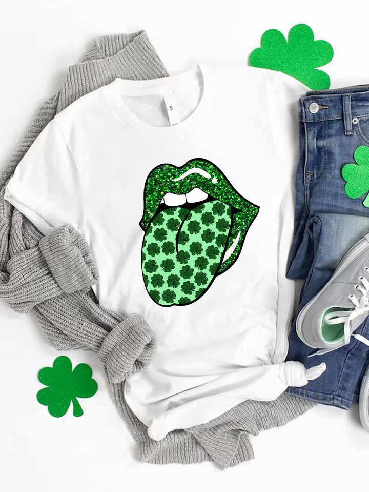 Saint Patrick's Day Round Neck T-Shirt | Trendsi