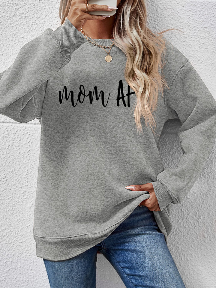 Letter Graphic Dropped Shoulder Sweatshirt | Trendsi