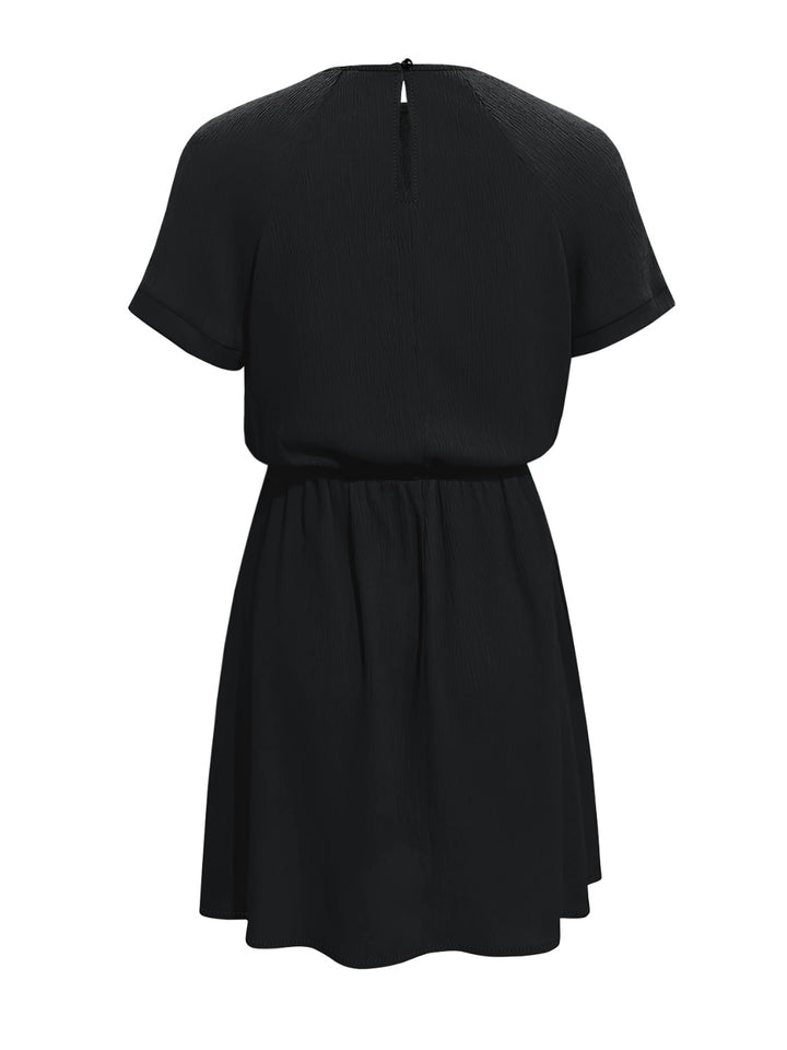 Round Neck Short Sleeve Dress | Trendsi