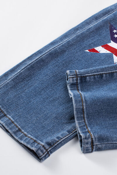 Distressed Straight Jeans with Pockets |1mrk.com