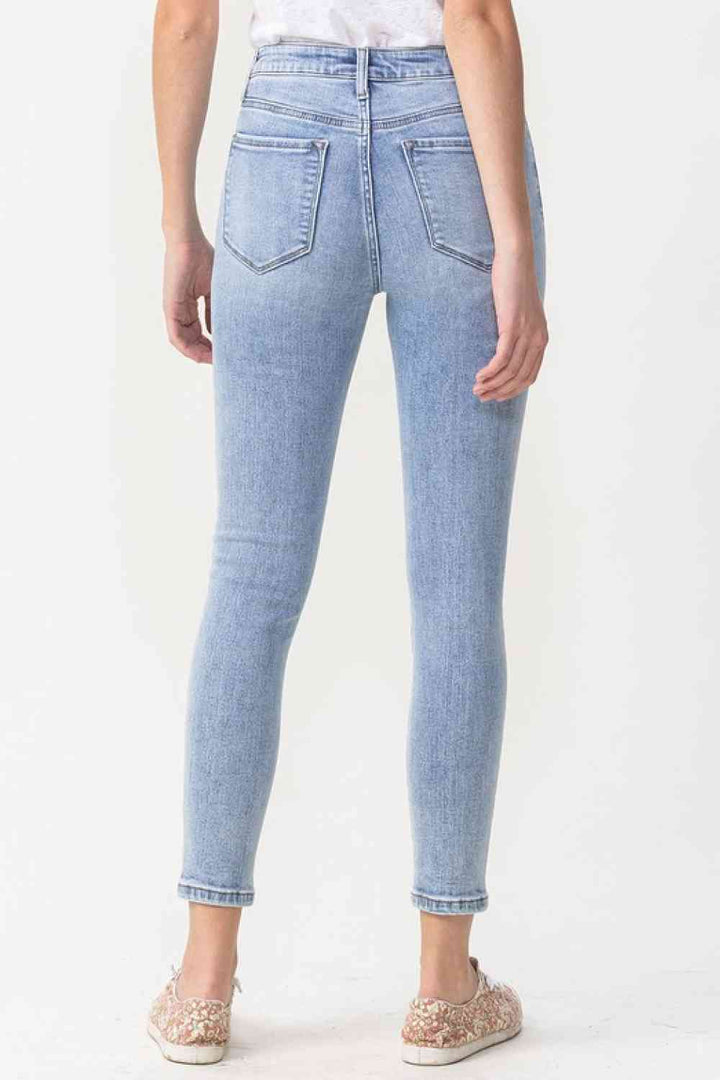Lovervet Full Size Talia High Rise Crop Skinny Jeans | 1mrk.com