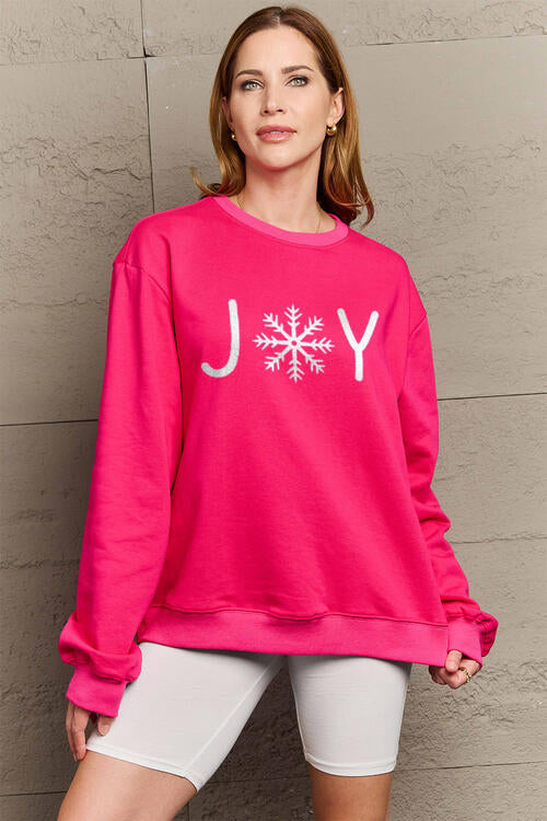 Simply Love Full Size Graphic Long Sleeve Sweatshirt |1mrk.com