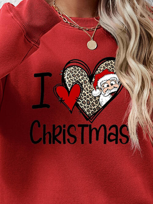 CHRISTMAS Graphic Round Neck Sweatshirt |1mrk.com