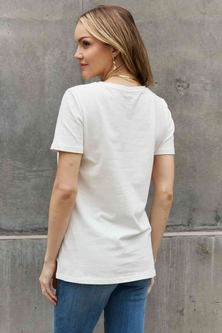 Simply Love Full Size Round Neck Graphic Cotton Tee | 1mrk.com