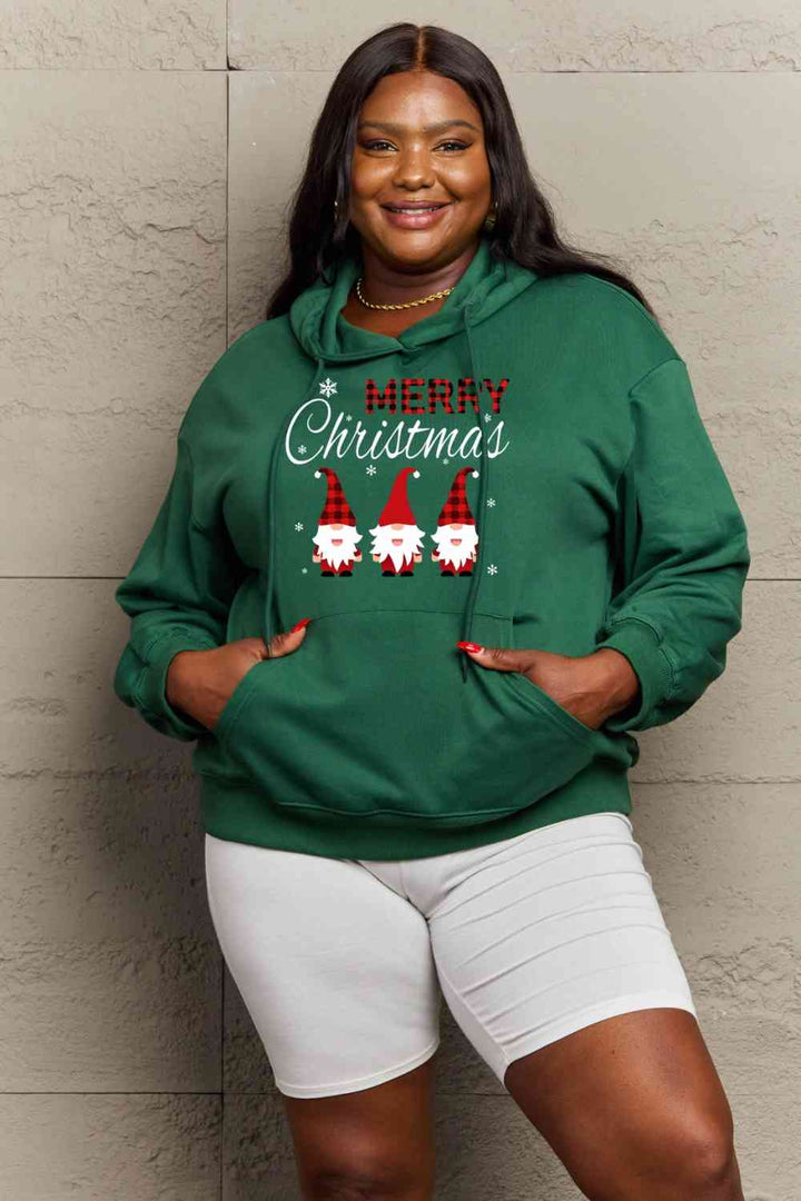 Simply Love Full Size MERRY CHRISTMAS Graphic Hoodie | 1mrk.com