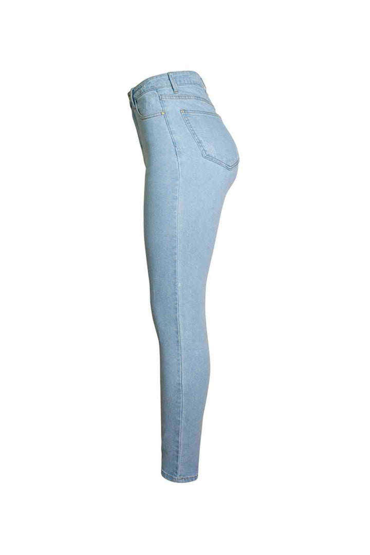 Full Size Love Life High Waist Jeans with Pockets | 1mrk.com