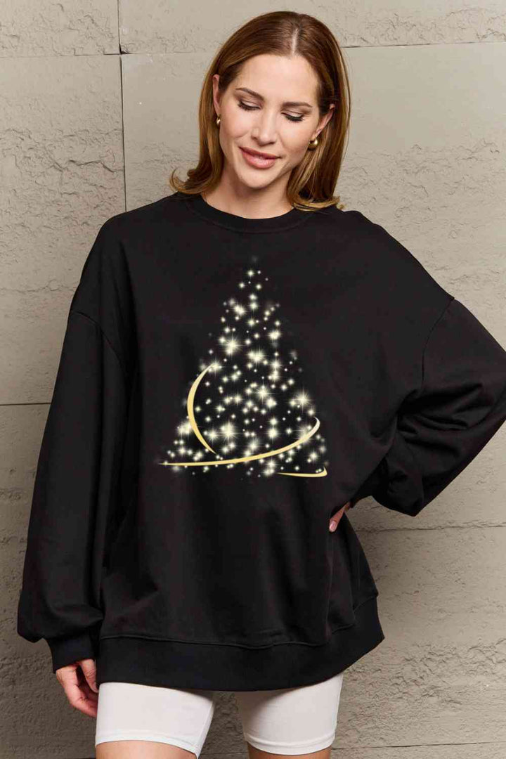 Simply Love Full Size Graphic Round Neck Sweatshirt |1mrk.com