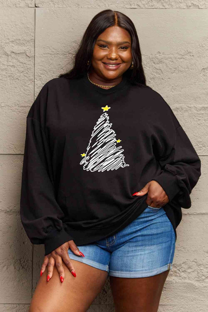 Simply Love Full Size Graphic Sweatshirt |1mrk.com