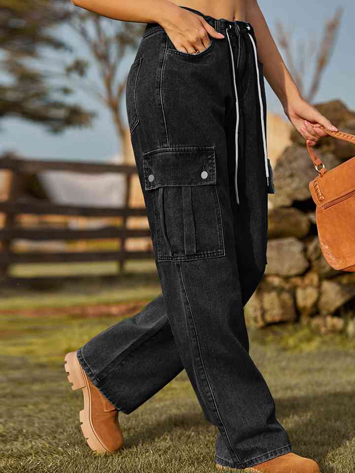 Straight Leg Cargo Jeans | 1mrk.com