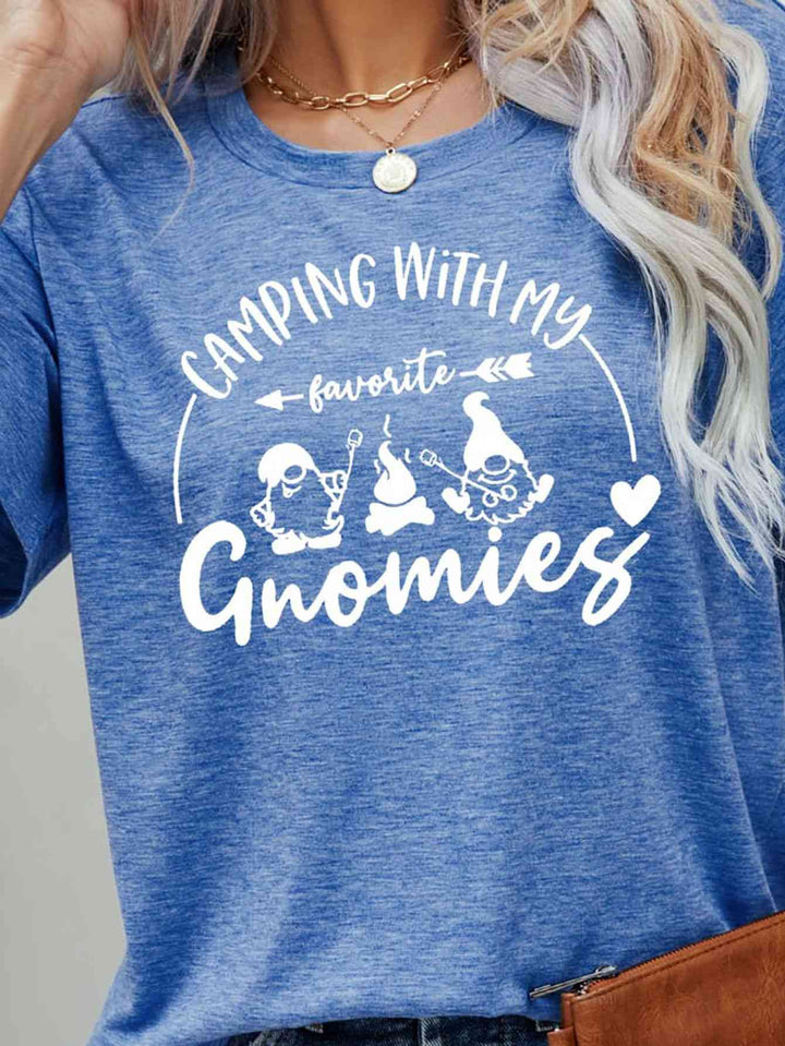 CAMPING WITH MY FAVORITE GNOMIES Graphic Tee | 1mrk.com