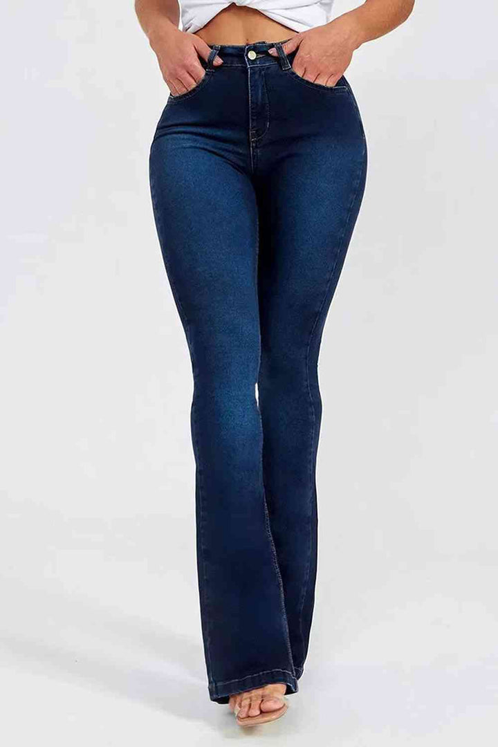 Buttoned Long Jeans | 1mrk.com