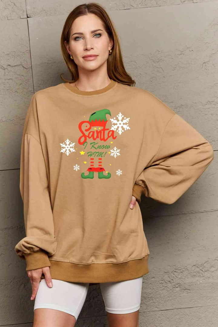 Simply Love Full Size Graphic Round Neck Sweatshirt |1mrk.com