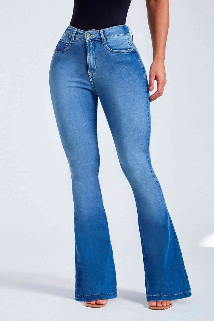 Buttoned Long Jeans | 1mrk.com