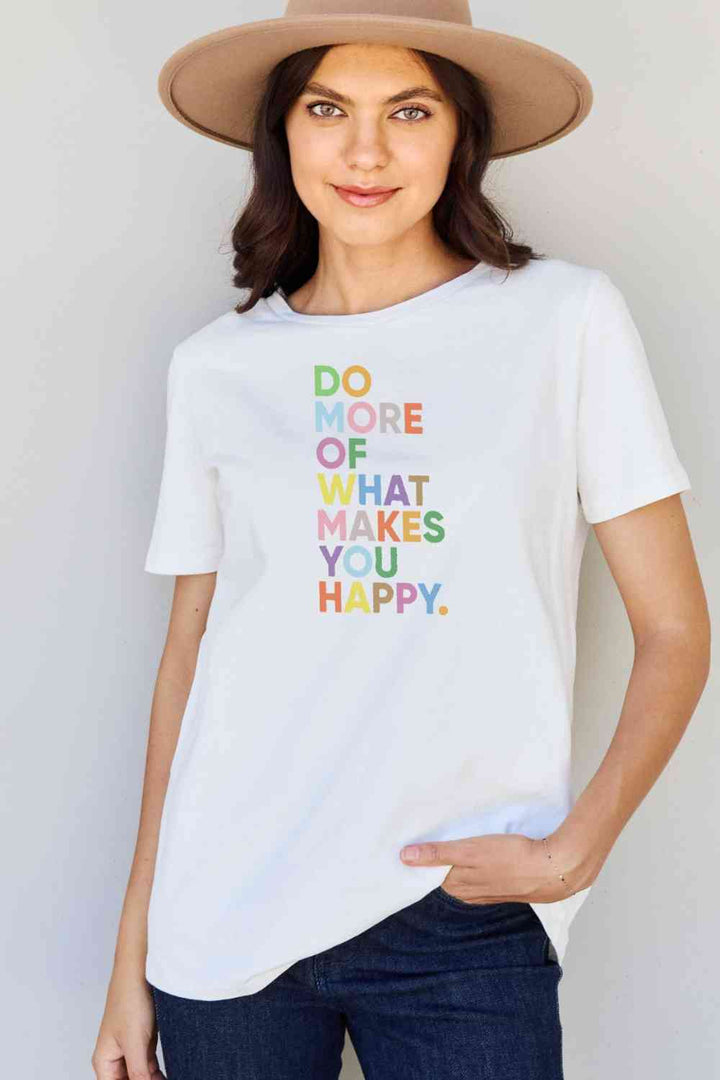 Simply Love Full Size Slogan Graphic T-Shirt | 1mrk.com