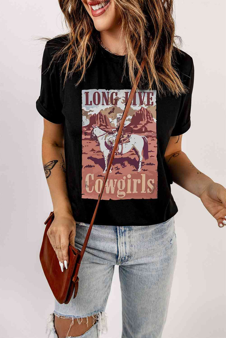 LONG LIVE COWGIRLS Graphic Tee | 1mrk.com