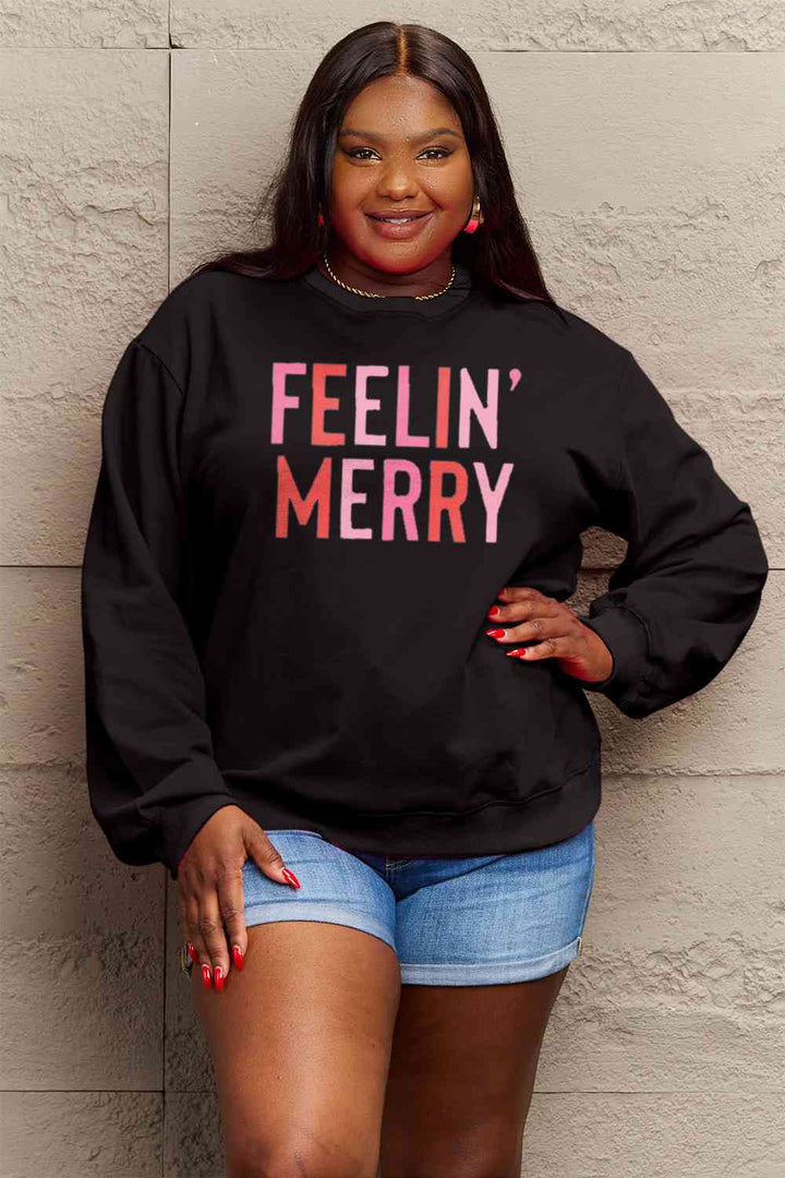 Simply Love Full Size Graphic Round Neck Sweatshirt |1mrk.com