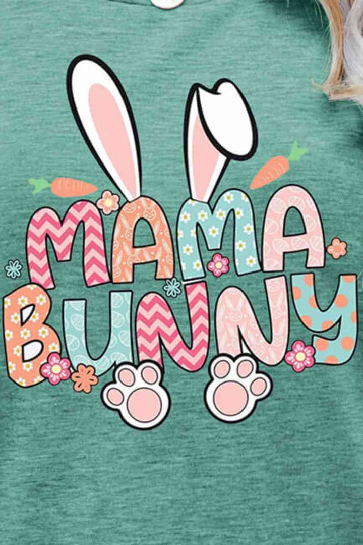 MAMA BUNNY Easter Graphic Short Sleeve Tee | 1mrk.com