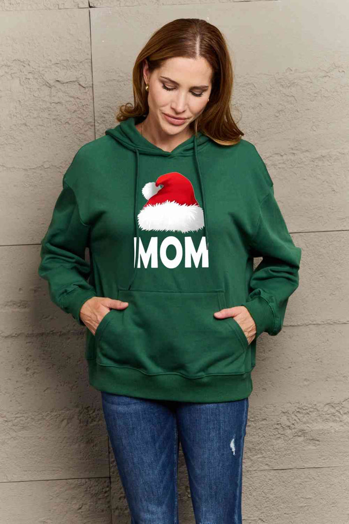 Simply Love Full Size MOM Graphic Hoodie | 1mrk.com
