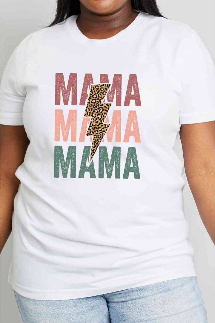 Simply Love Simply Love Full Size MAMA Graphic Cotton T-Shirt | 1mrk.com